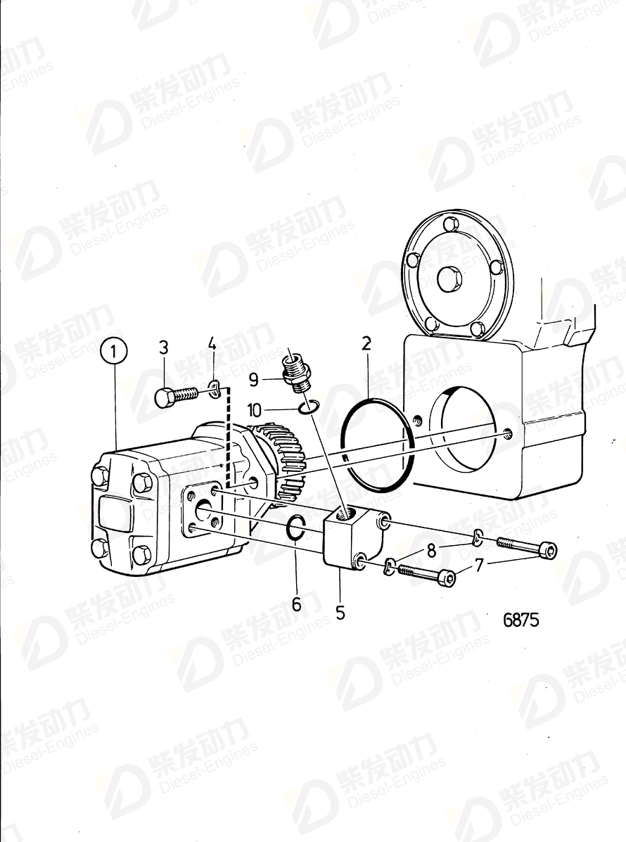 volvo penta Nipple 957033 Drawing volvo penta Nipple 957033 Drawing